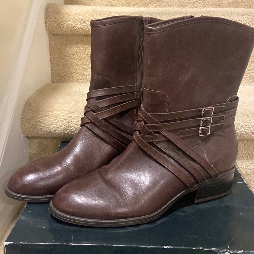 Brown Leather Boots